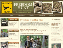 Tablet Screenshot of freedomhunt.com